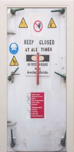 XL deursticker stalern deur